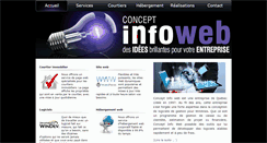 Desktop Screenshot of concept-infoweb.net